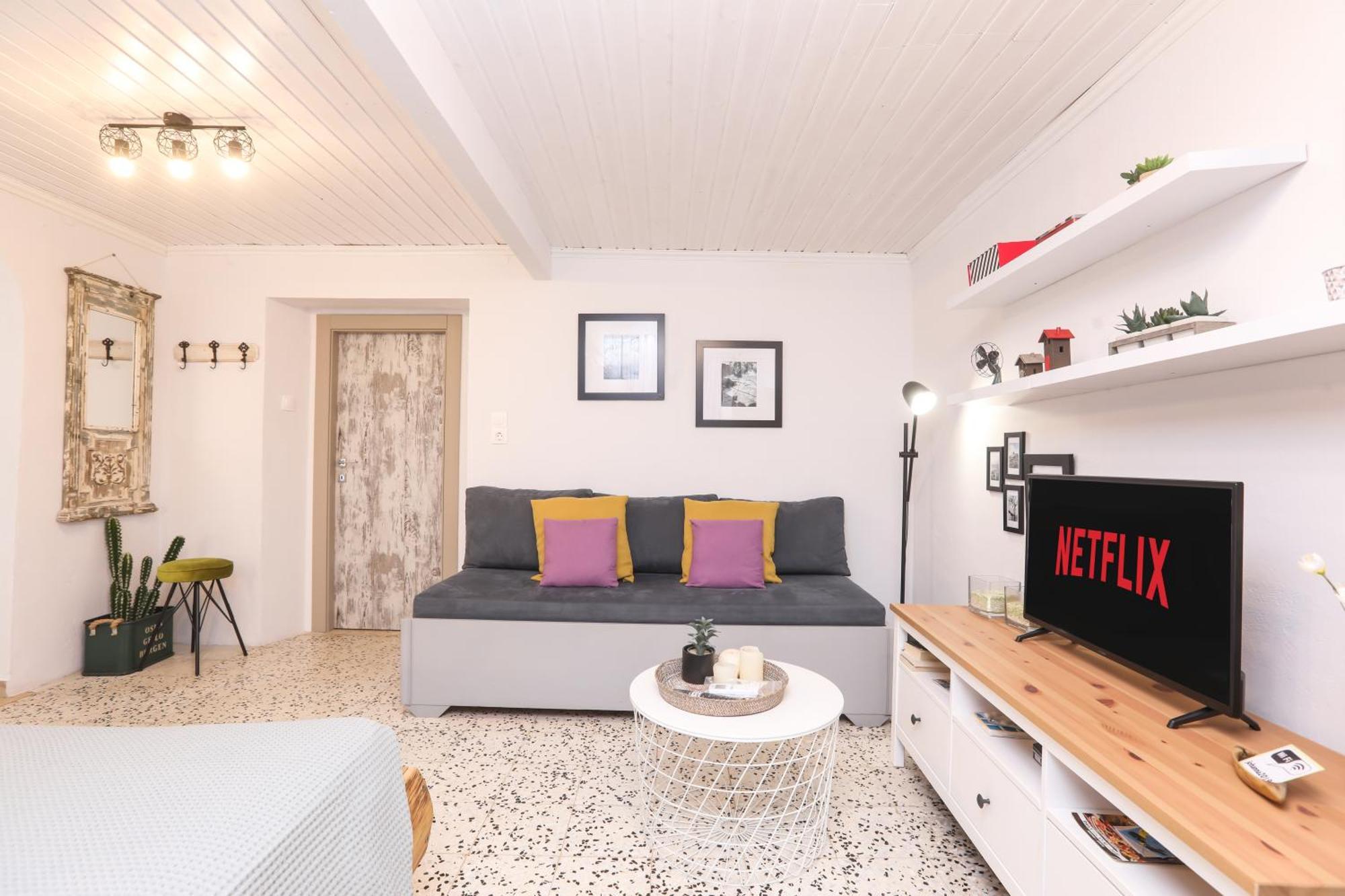 Ferienwohnung Joannas Sea-View Stone House Katávolos Exterior foto